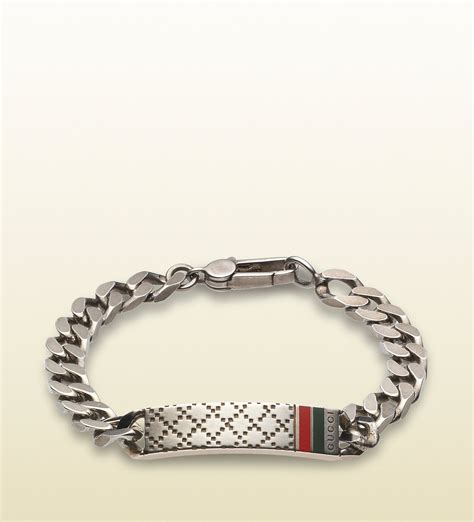 gucci armband herr|designer chain bracelets for men.